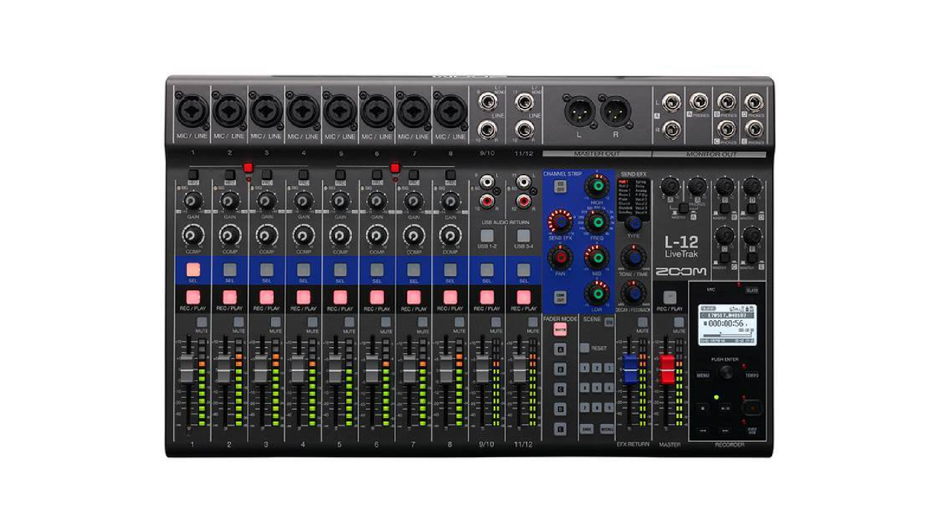 ZOOM LiveTrak L-12 - レンタル | Gorilla Rental